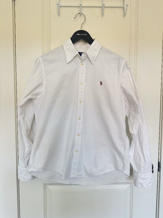 Polo Ralph Lauren Tops - Polo Ralph Lauren Classic Fit Cotton Oxford Shirt in White | Size: Large